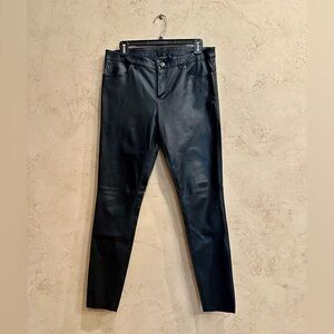 NWOT Genuine Lamb Leather Black Jeans